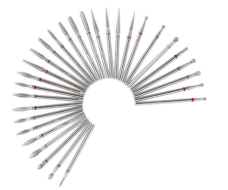 Frezy Diamentowe Zestaw - 30szt