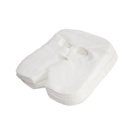 Maski kosmetyczne na twarz i szyje z włókniny z otworami na oczy i usta 100szt