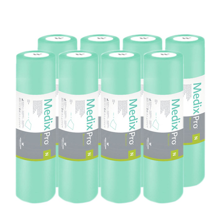 Podkład higieniczny na rolce 60cm x 50cm zielony 20g MedixPro 800szt