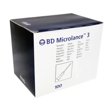 Igły iniekcyjne 22G 0,7mm x 40mm BD Microlance 3 100szt