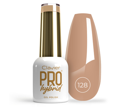Lakier Hybrydowy PRO Hybrid gold do Paznokci nr 128