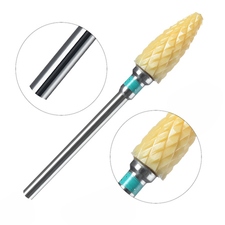 Frez żółty ceramiczny TRICH CYLINDER C mocny (zielony)