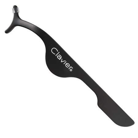 Pęseta do Aplikacji Sztucznych Rzęs - Clavier - Kolor czarny