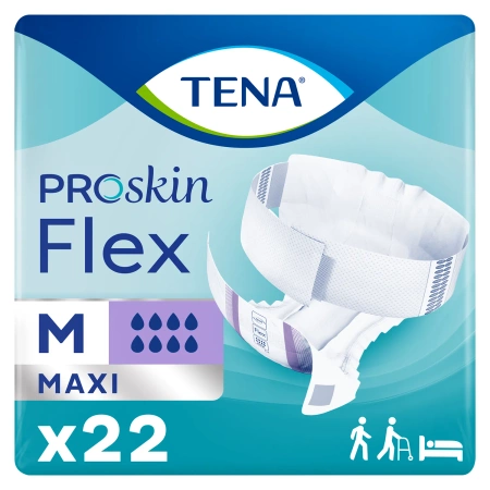 Pieluchomajtki TENA Flex ProSkin Maxi M 22 szt