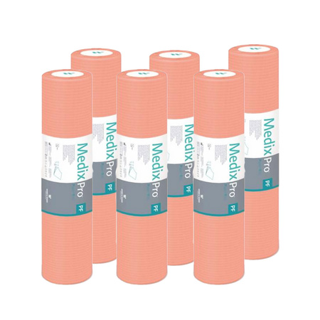 Podkład higieniczny na rolce 50cm x 50cm morelowy podfoliowany 54g MedixPro 480szt