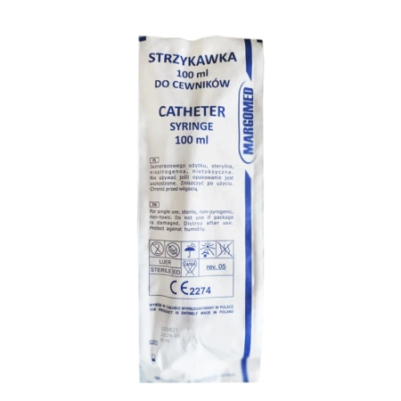 Strzykawka cewnikowa 100ml Margomed 45szt