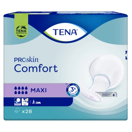 Pieluchy anatomiczne TENA Comfort ProSkin Maxi 28 szt