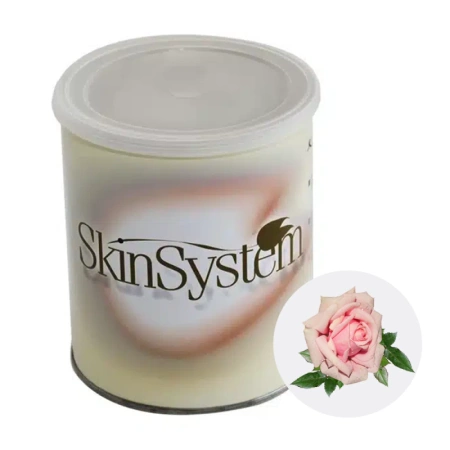 Profesjonalny wosk różany do depilacji na ciepło dla skóry wrażliwej 800ml