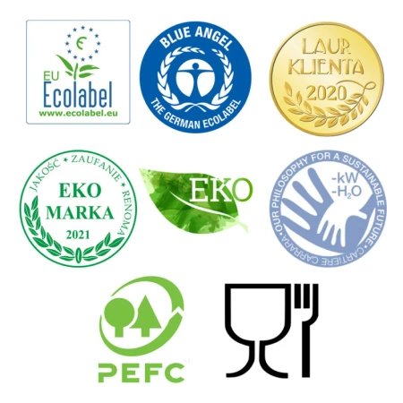 Ekologiczny ręcznik papierowy midi mocny 108m biały 2 warstwy w roli do systemu one-to-one Bulkysoft Comfort de-inked 6 rolek