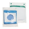 Serweta operacyjna jałowa do zabiegów laryngoskopowych dzieci 100x120cm z asymetrycznym otworem 8cm i przylepcem