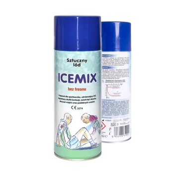 Sztuczny lód ICEMIX w aerozolu zamrażacz dla sportowców bez freonu 400ml 1szt