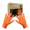 Rękawiczki nitrylowe S pomarańczowe Mercator Gogrip 50szt karton 10op