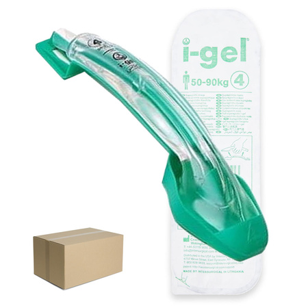 Maska krtaniowa I gel rozmiar 4 dla średniego dorosłego maska oddechowa intubacyjna żelowa I-gel 25 szt