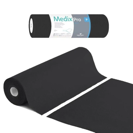 Podkład higieniczny na rolce 50cm x 50cm czarny 36g MedixPro 600szt