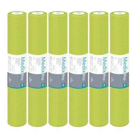 Podkład higieniczny na rolce 70cm x 50cm limonkowy podfoliowany 54g MedixPro 480szt