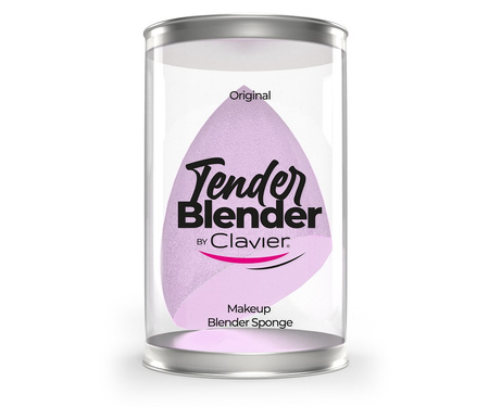 Gąbka do Makijażu, Tender Blender Ścięta, Super Miękka, fioletowa gąbka, beauty