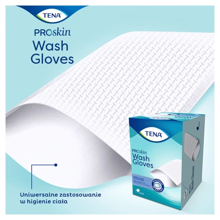 Myjki jednorazowe do mycia chorych Tena Wash Glove 175 sztuk x 6op