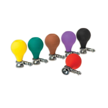 Elektrody przyssawkowe EKG dla dzieci wielorazowe średnica 15mm kolorowe komplet 6 szt