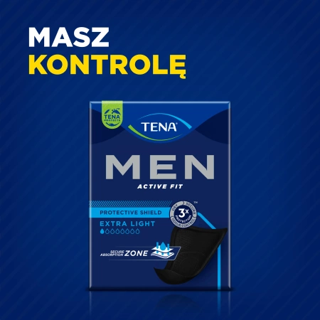 Wkłady anatomiczne dla mężczyzn TENA Men Active Fit Level 0 Extra Light 14 szt
