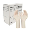 Rękawiczki chirurgiczne lateksowe sterylne 7.5 bezpudrowe Mercator Santex Powder-Free 50 par