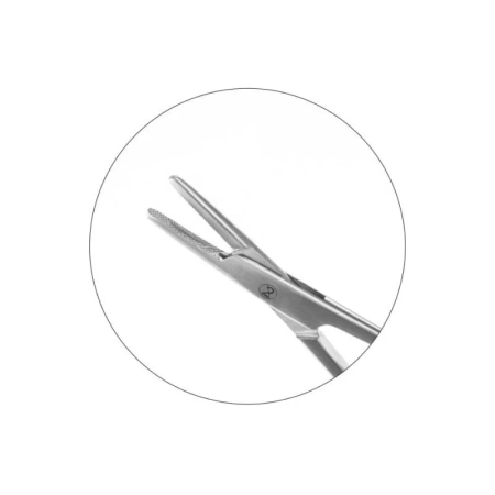 Kleszczyki metalowe do igły Webster jałowe proste, 25 szt. 13cm