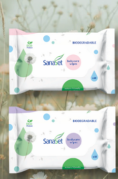 Jednorazowe chusteczki nawilżane SanaSet Baby Care
