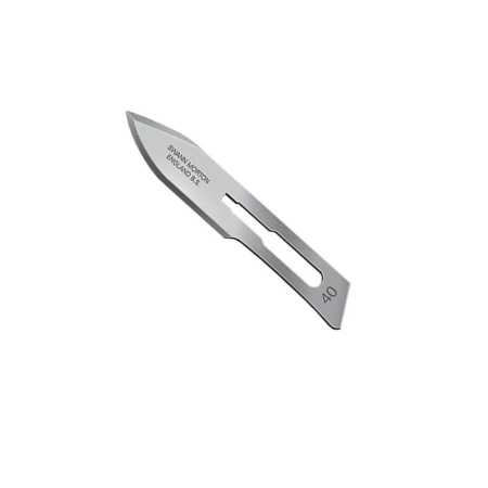 Ostrze chirurgiczne 40 sterylne 100szt stal węglowa Swann-Morton