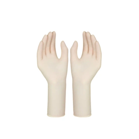 Rękawiczki chirurgiczne lateksowe sterylne 8.0 bezpudrowe Mercator Santex Powder-Free 50 par