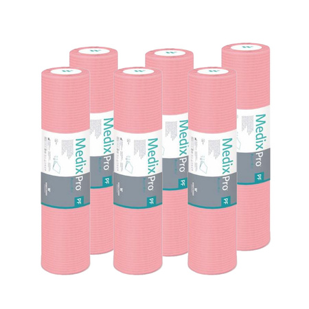 Podkład higieniczny na rolce 50cm x 50cm różowy podfoliowany 54g MedixPro 480szt