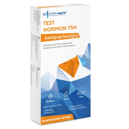 Test TSH do samokontroli poziomu hormonu TSH 1szt