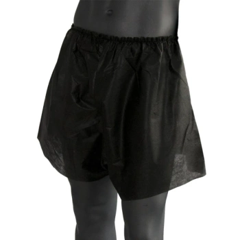 Bokserki jednorazowe czarne do zabiegów spa włóknina 1szt