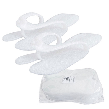 Klapki japonki jednorazowe spa z pianki białe 10par