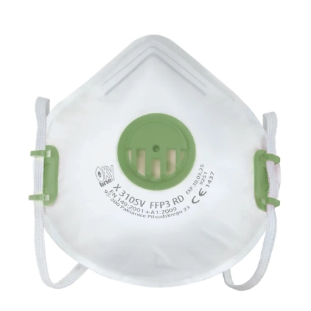 Półmaska ochronna FFP3 z zaworem X 310 SV FFP3 R D - wielopak 360szt