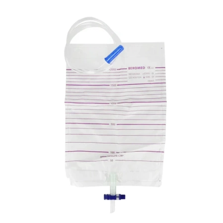 Sterylny worek na mocz Beromed 2l z drenem 90cm 10szt x 25op