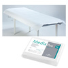 Prześcieradło jednorazowe 77cm x 210cm białe podfoliowane 54g MedixPro 5szt