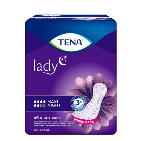 Specjalistyczne podpaski TENA Lady Maxi Night 12 szt