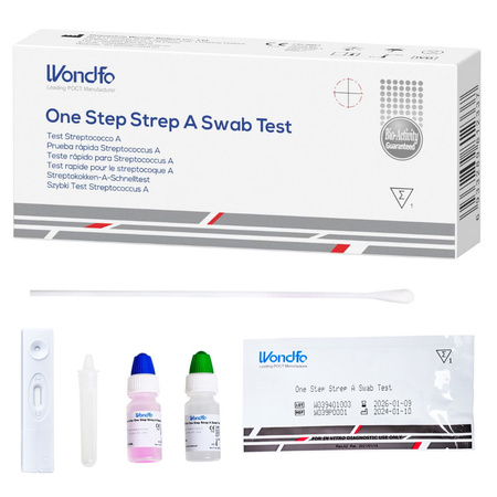 Test domowy na anginę bakteryjną Strep A 1 szt