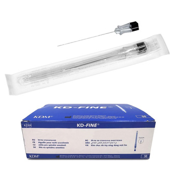Igły do punkcji lędźwiowej 40mm x 2,7mm 22G KDM KD-Fine Spinal 50szt