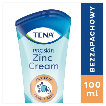Krem z cynkiem na odparzenia 100ml Tena ProSkin Zinc Cream 10szt