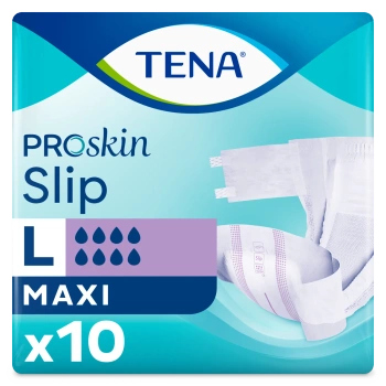 Pieluchomajtki TENA Slip ProSkin Super L 10 sztuk