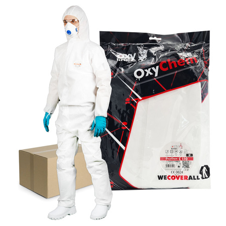 Kombinezon ochronny malarski biały M OxyChem C110 typ 5 6 50szt