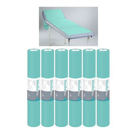 Podkład higieniczny na rolce 70cm x 50cm zielony podfoliowany 54g MedixPro 480szt