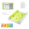 Podkład na przewijak dla niemowląt 50cm x 60cm limonkowy podfoliowany 54g Its4kids 400szt