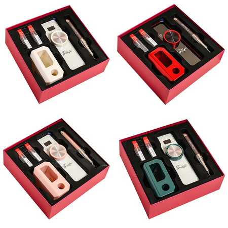 Frezarka mobilna by Trusi, akumulatorowa do paznokci, manicure 65W - 35000 RPM, zielona