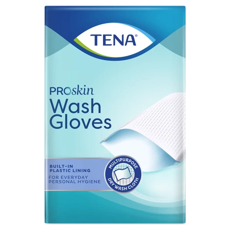 Myjki jednorazowe do mycia chorych Tena Wash Glove 175 sztuk x 6op