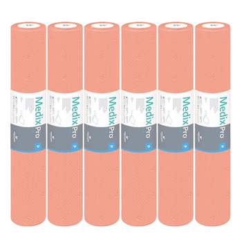 Podkład higieniczny na rolce 70cm x 50cm morelowy 36g MedixPro 600szt