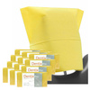 Pokrowiec na zagłówek stomatologiczny 32cm x 28cm żółty podfoliowany 54g DentixPro 600szt