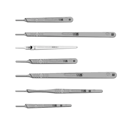 Rękojeść chirurgiczna 4l uchwyt do ostrza 1szt stal nierdzewna Swann-Morton