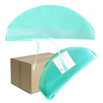 Czepki medyczne furażerka flizelina 25g 100szt karton 20op