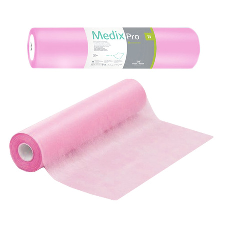 Podkład higieniczny na rolce 70cm x 50cm różowy 20g MedixPro 100szt